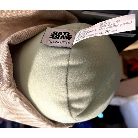 Baby Yoda #1 Grogu The Child Star Wars Mandalorian Doll Beanbag Bottom 11" Plush - Picture 16 of 16